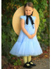 Cap Sleeve Lace Tulle Flower Girl Dress